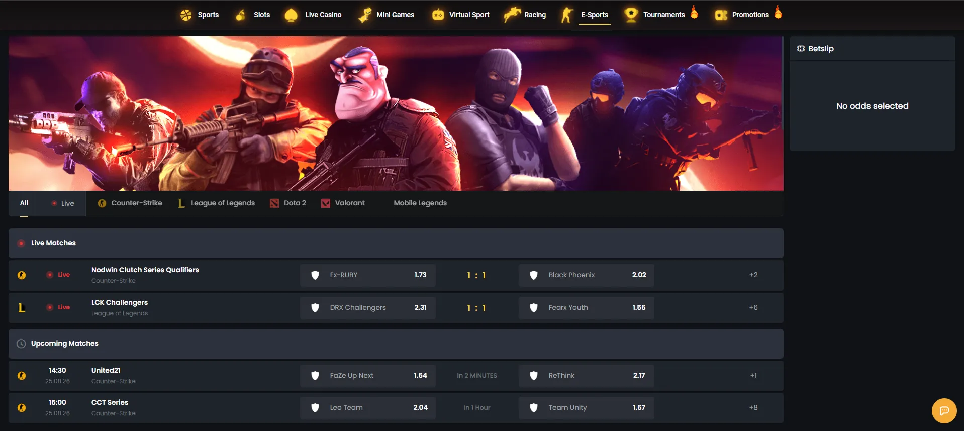Esports at Donbet